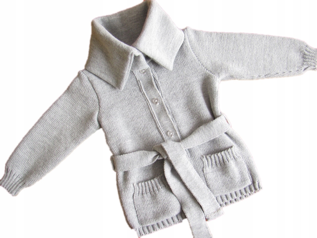 sweter KOŁNIERZ ozdobny *** 77 kolorów *** 134 Marka Inna marka