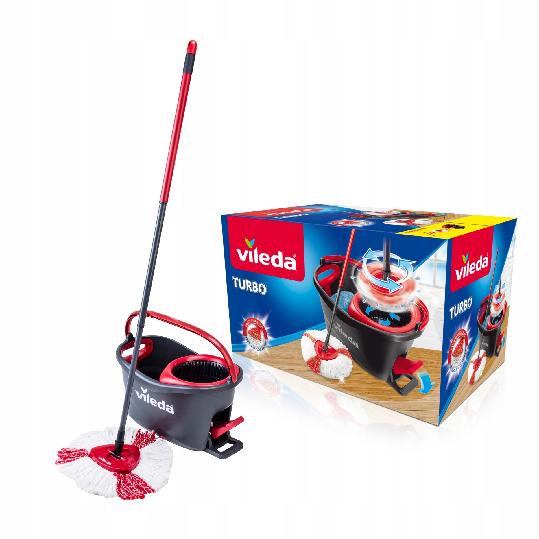 Levně Rotační mop Vileda Turbo Easy Wring & Clean