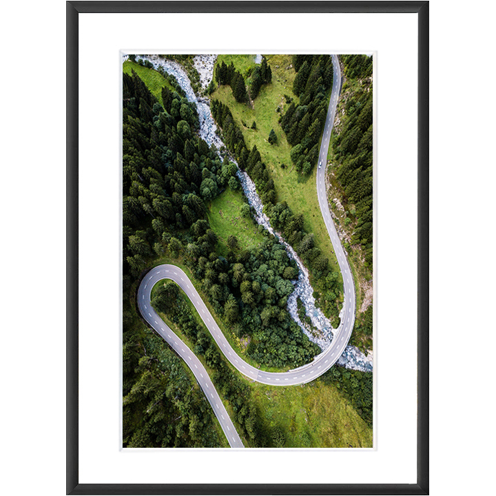 

Rama Aluminiowa Czarna 24x30 Passe-partout 15x21