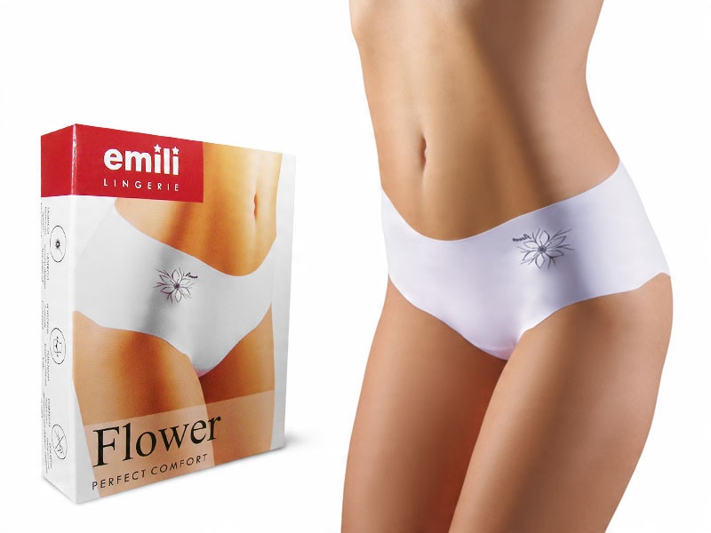 

Figi niewidoczne pod ubraniem Emili Flower laser M