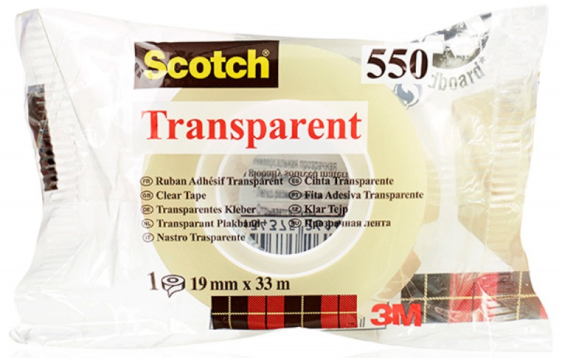 

Taśma Biurowa Scotch (550), 19MM, 33M, W Folii