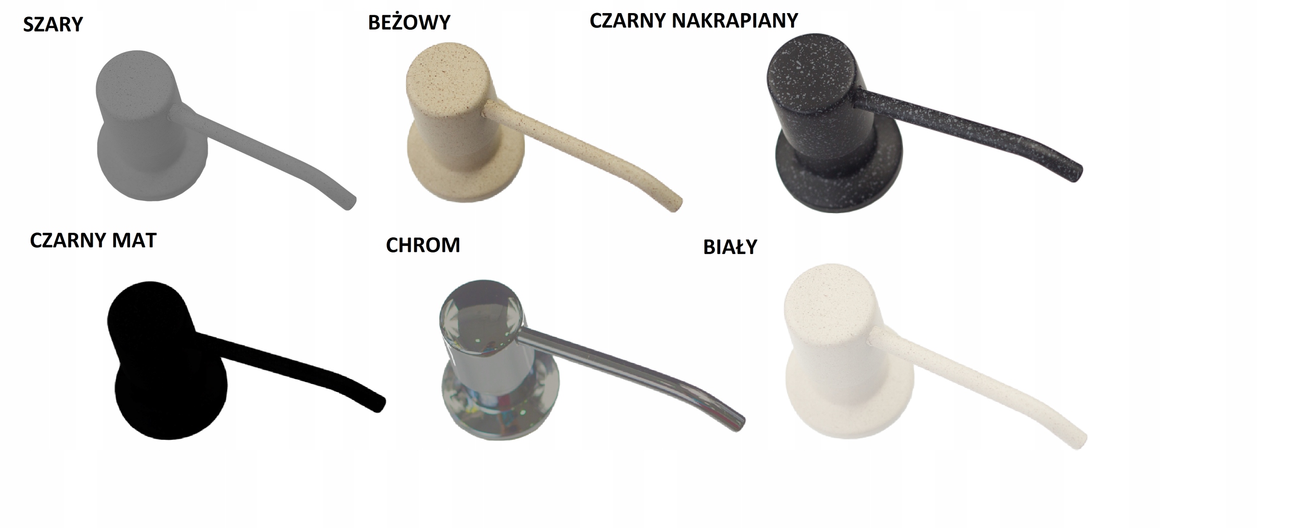 DOZOWNIK DO PŁYNU ZLEWOZMYWAK GRANITOWY- 6 KOLORÓW EAN (GTIN) 5908282484912