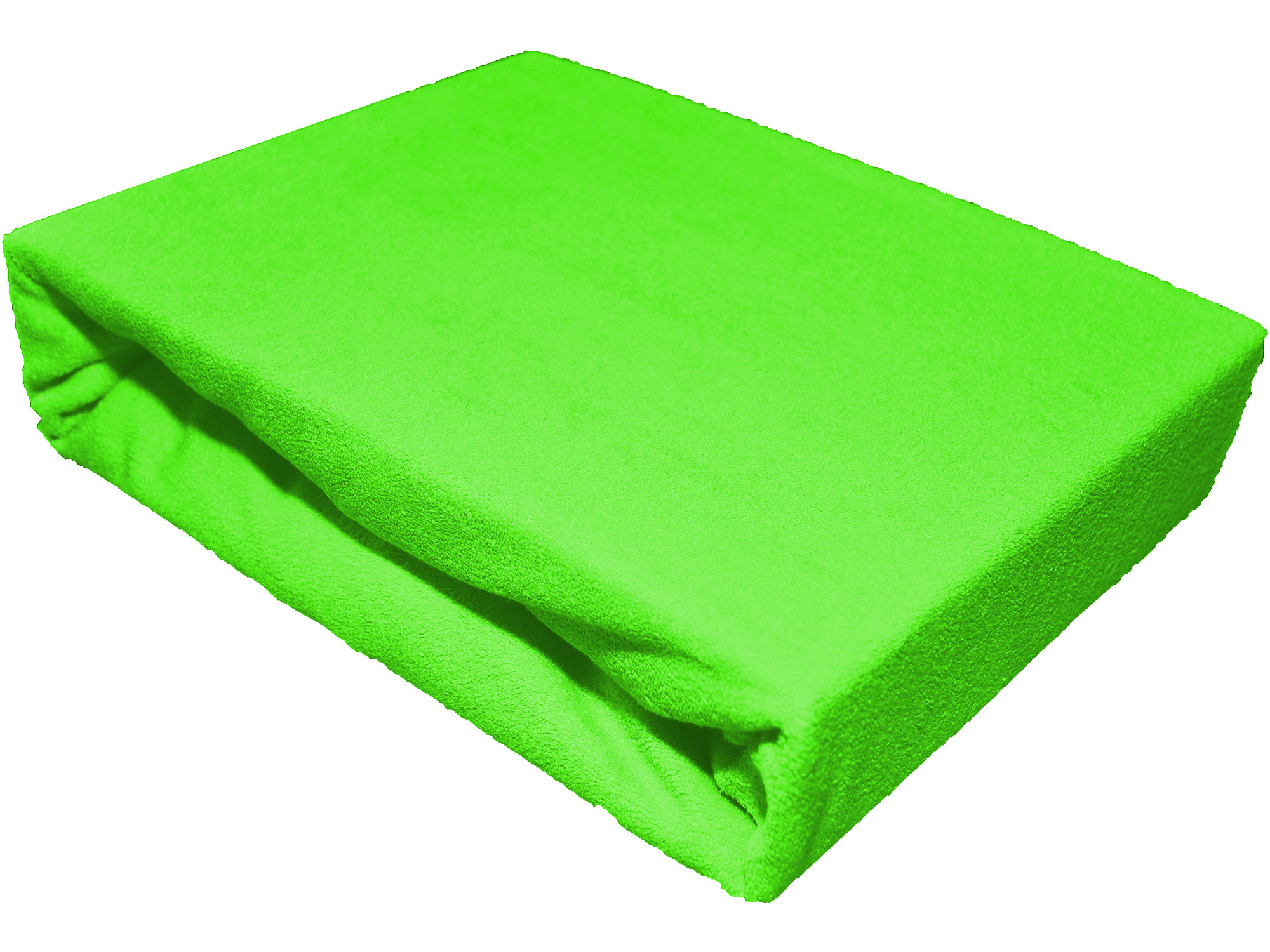 

Prześcieradło frotte z gumką 80x160 limonkowe