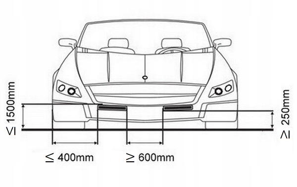 SUPER MOCNE SWIATLA DO JAZDY DZIENNEJ LED LEADHOME Color temperature 6000 K