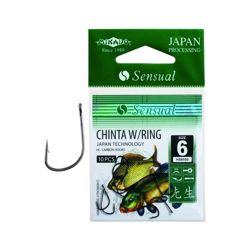 Mikado Haczyki Sensual Chinta W/ring nr.12 10szt