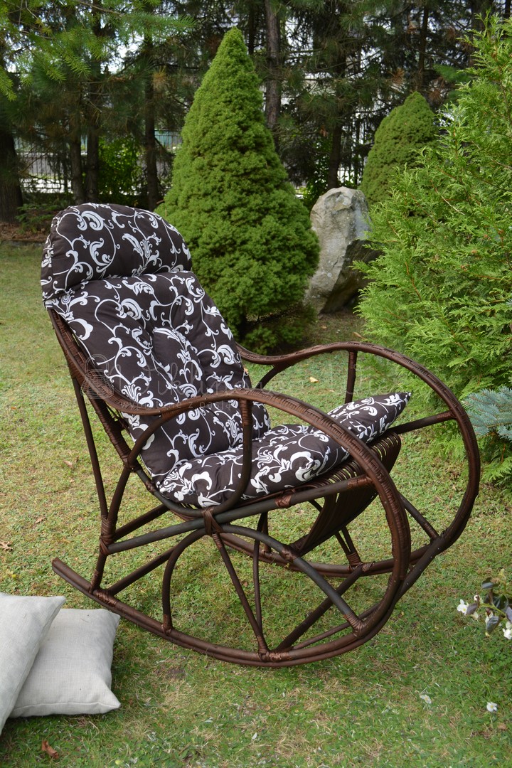 FOTEL BUJANY WIKLINA LORD BRĄZ + PODUSZKA KOLORY Producent Wiklinowa Wieś