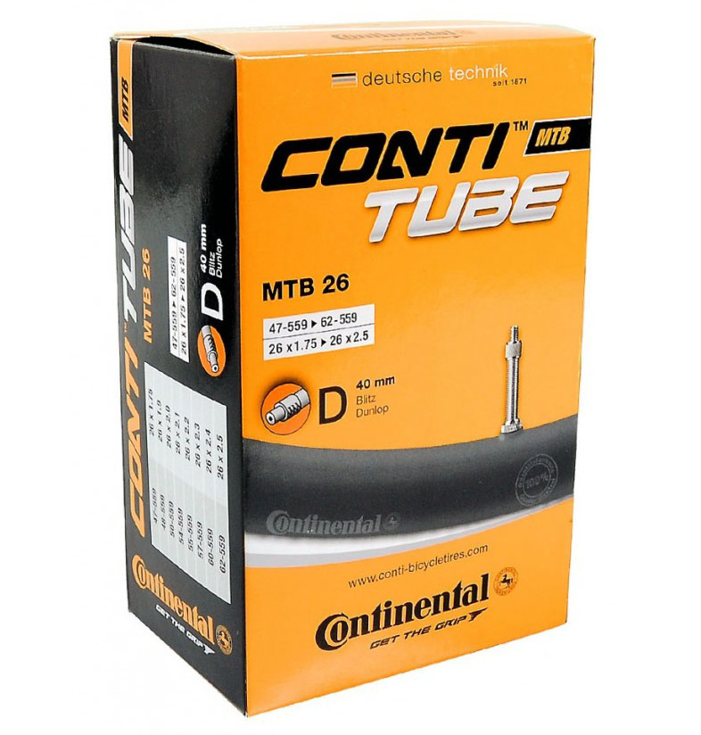 

Dętka Continental Mtb 26 1,75 - 2,5 Dunlop DV 40mm
