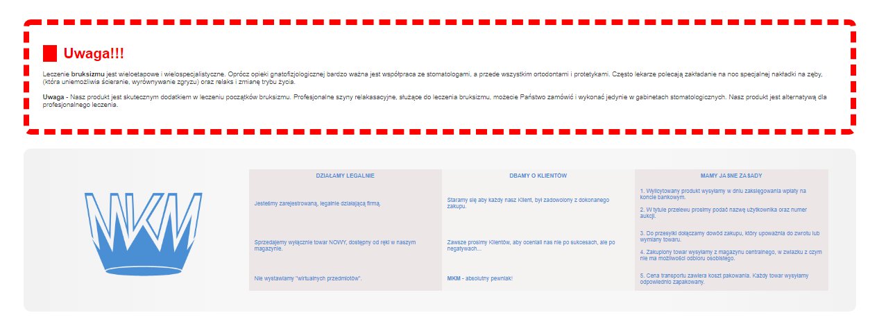 ZGRZYTANIE SZYNA RELAKSACYJNA BRUKSIZM NAKŁADKA EAN (GTIN) 8717842021743