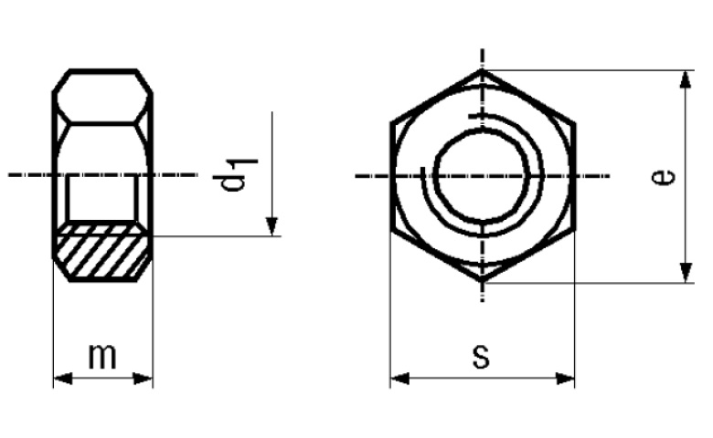 Nakrętka sześciokątna poliamidowa; M4; 10szt Producent Inna