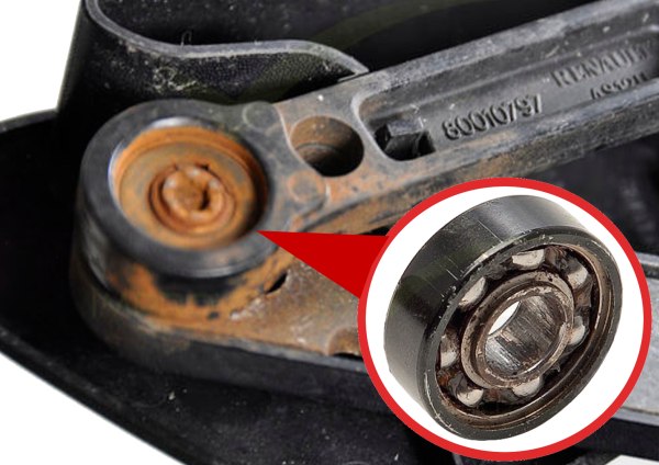 RAMIĘ WYCIERACZKI PRZÓD ZESTAW NAPRAWCZY SCENIC II Model A1