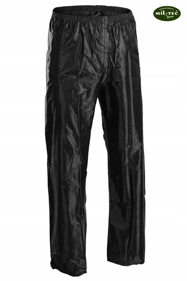 KOMPLET PRZECIWDESZCZOWY Kurtka+Spodnie Czarny L Wzór dominujący bez wzoru