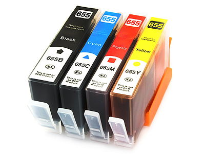 

Komplet 4x Tusz Do Hp 655 XL 3525 4615 4625 5525