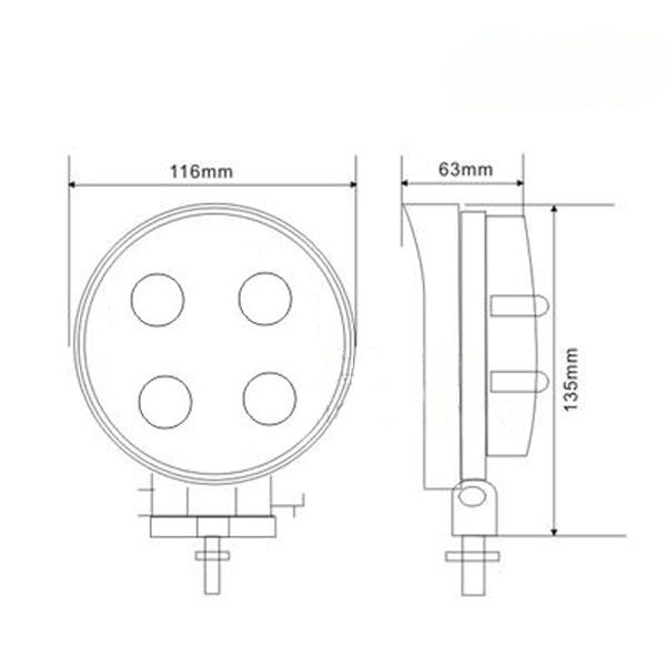 LAMPA ROBOCZA LED 20W CREE 2800Lm HALOGEN SWIATLA Part number 02581