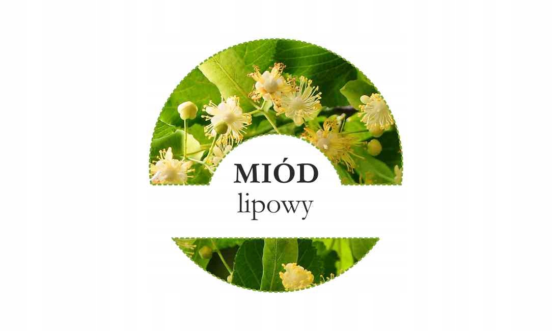

Etykiety okrągłe fi 4 cm miód Lipowy 24 szt