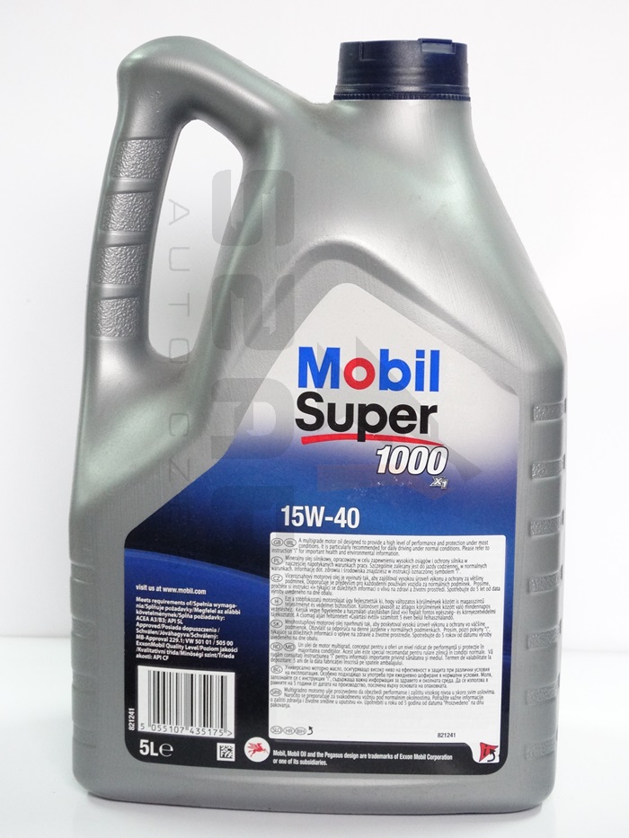 Моторное масло MOBIL SUPER 1000 DIES / BENZ 15W40 5L купить на Avtoex ...