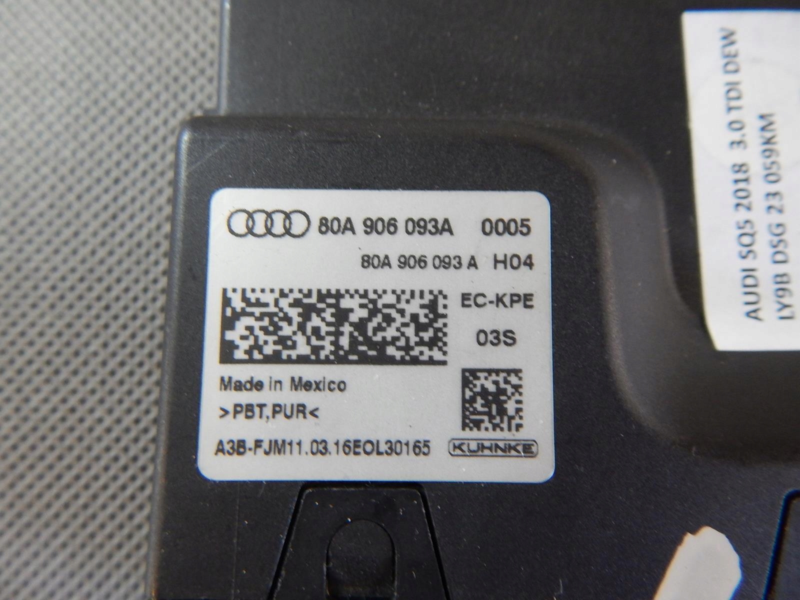 AUDI Q5 SQ5 II MODUŁ POMPY PALIWA 80A906093A Numer katalogowy części 80A906093A