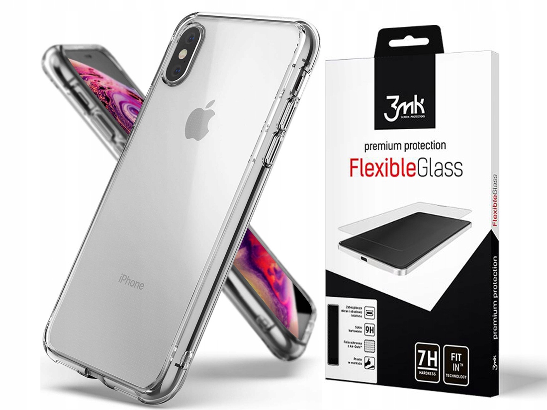 

Ringke Fusion - Etui Case Do - Iphone X/xs +szkło