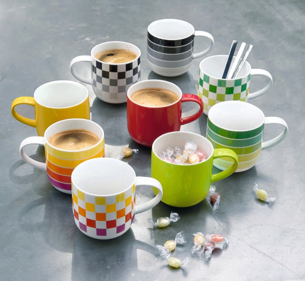 ASA Kubek Coppa 400ml żółty Marka ASA