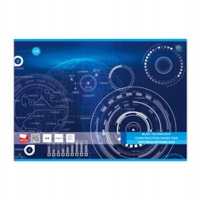 Interdruk Blok Techniczny A4 biały 10 kartek Marka Interdruk