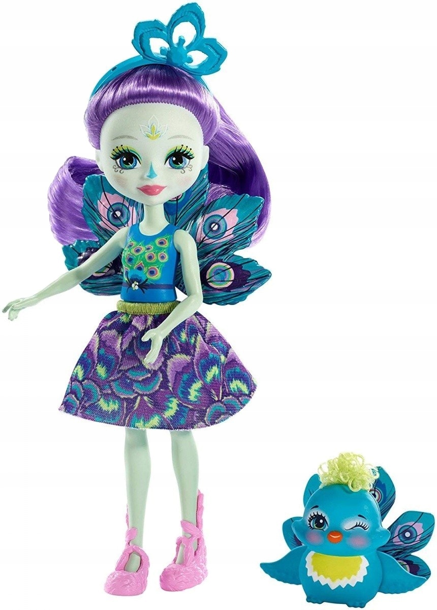 

Enchantimals Lalka Ze Zwierzątkiem Paw FXM74