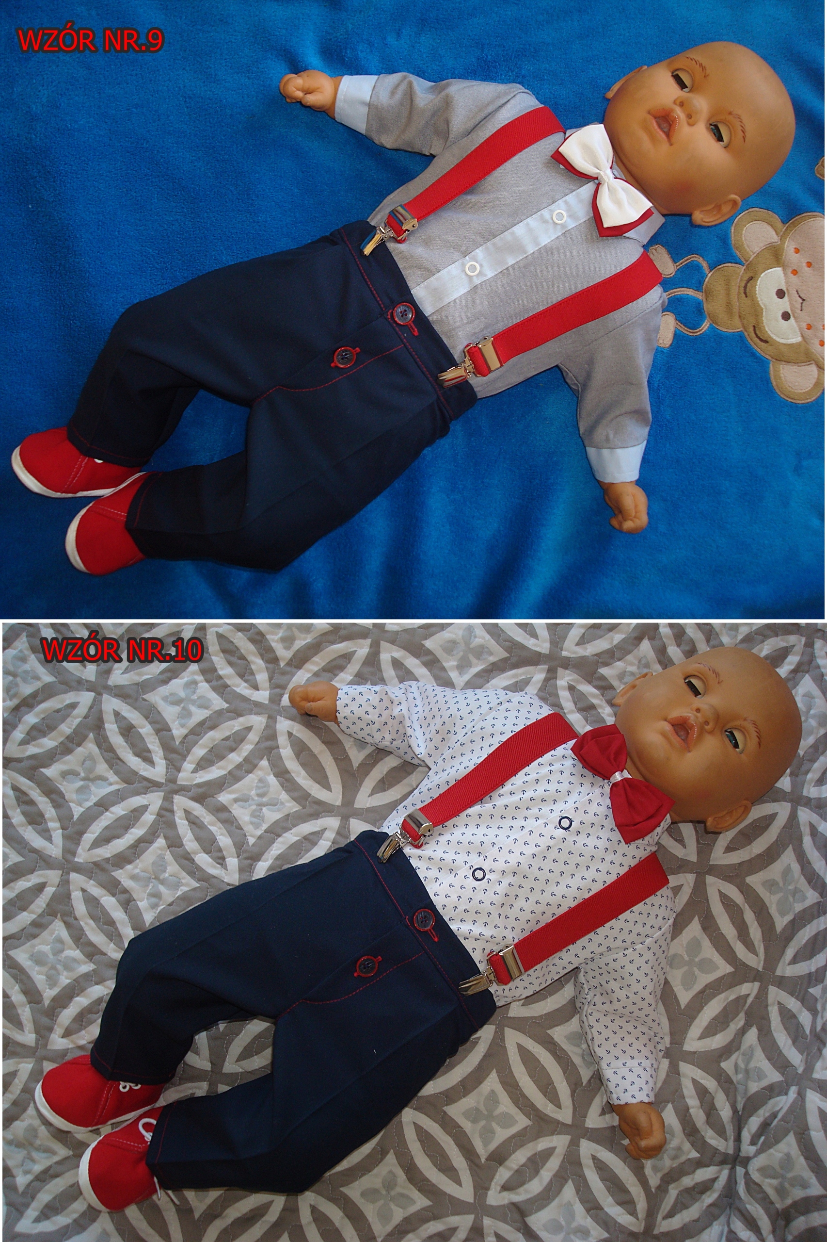 MARYNARKA POLSKIE UBRANKO/CHRZTU /OKAZJE/ 62 INNE Płeć Chłopcy