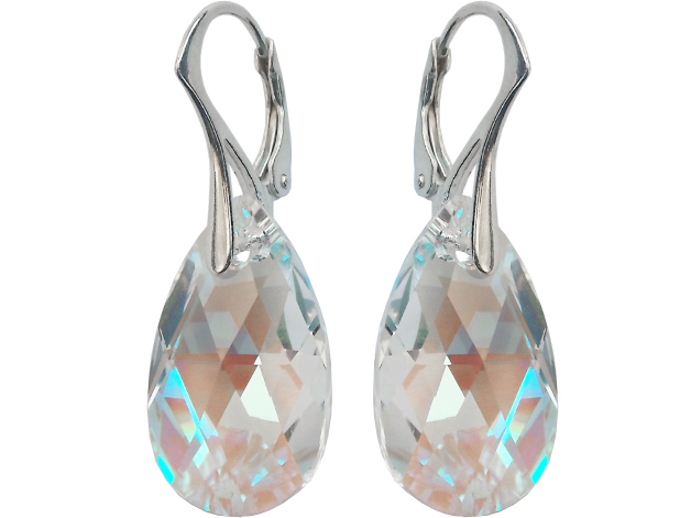 

Kolczyki Swarovski Migdał 22mm Crystal Blue Ab
