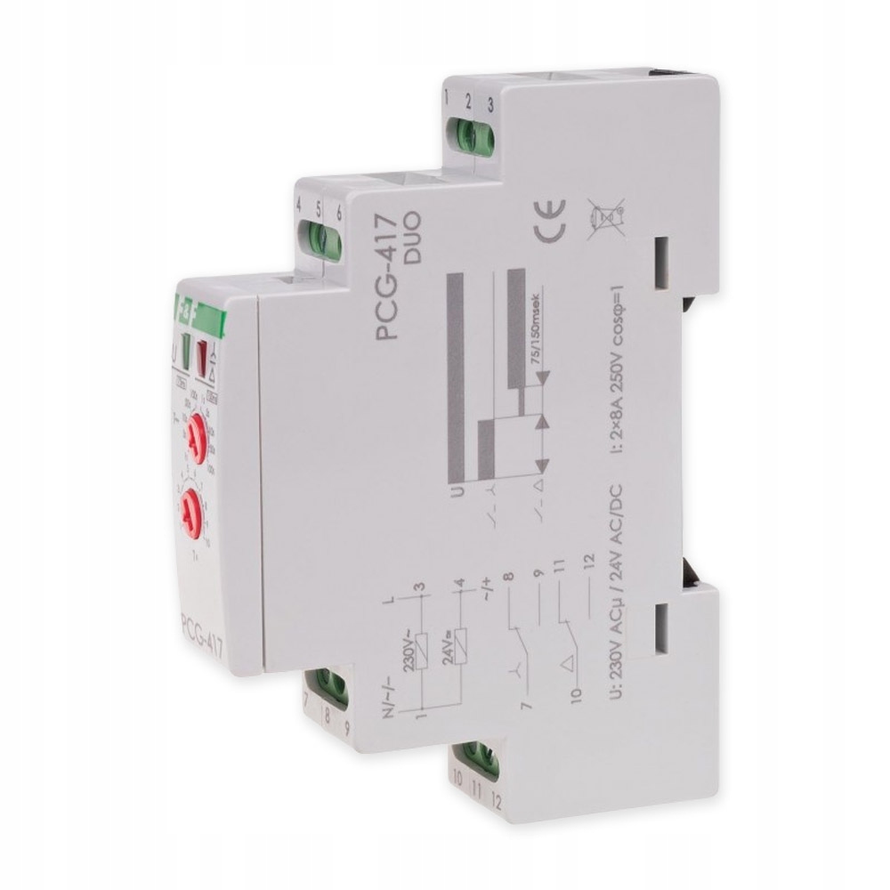 

F&f Przekaźnik Czasowy 2Z 8A 24V DC PCG-417DUO