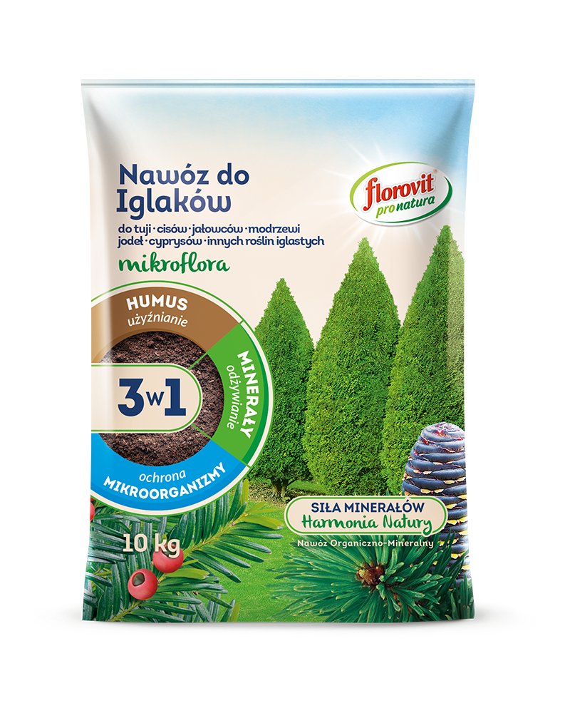 

Mikroflora 3w1 nawóz do Iglaków 10kg Florovit