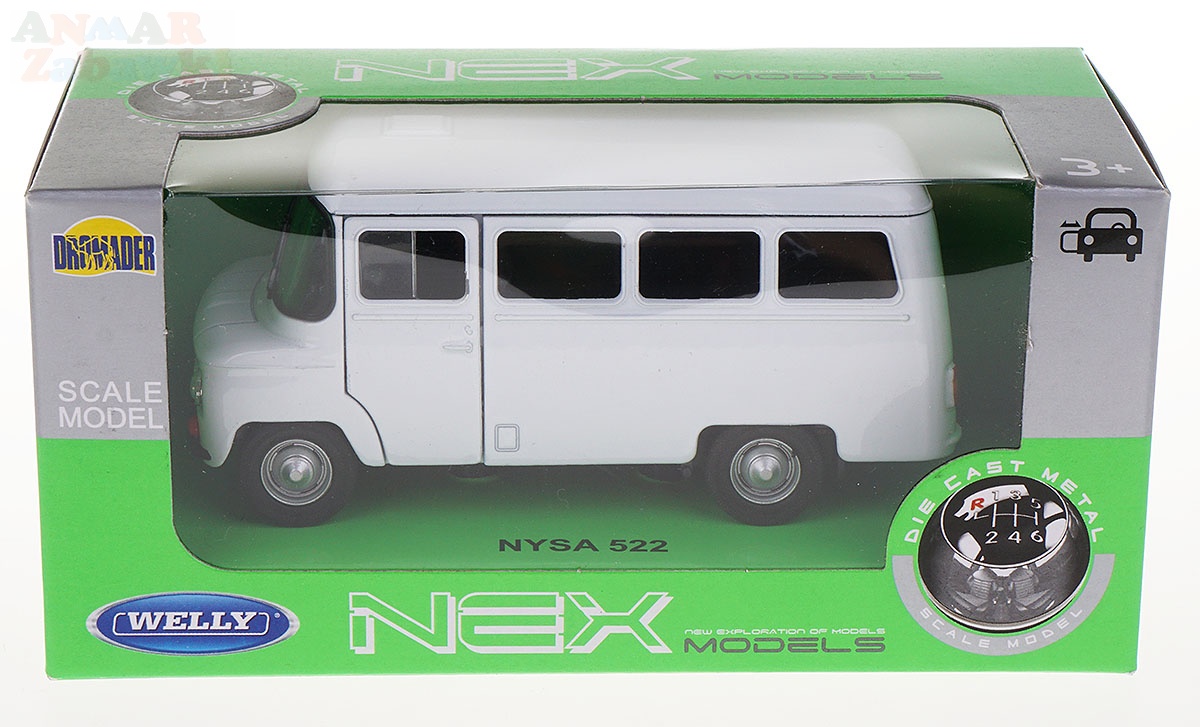 Auto Samochód FSO Nysa 522 biała WELLY Marka Welly