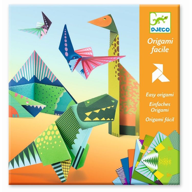 

Djeco: Zestaw Art origami Dinozaury 6+ 8758