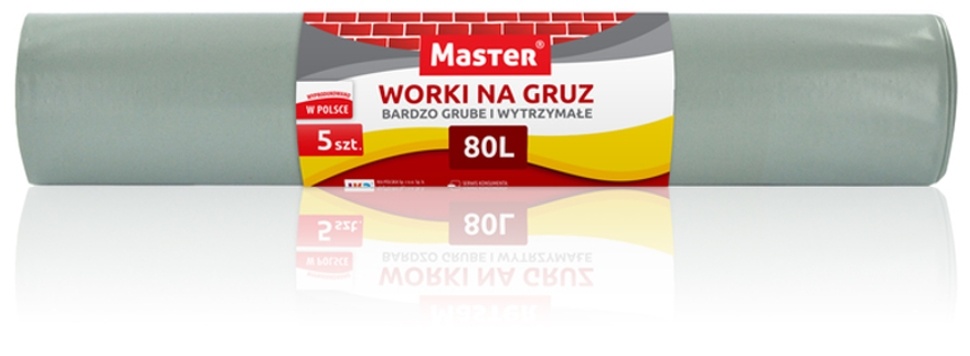 

Worki Foliowe Na Gruz 80 L 5 Szt Ekstra Grube