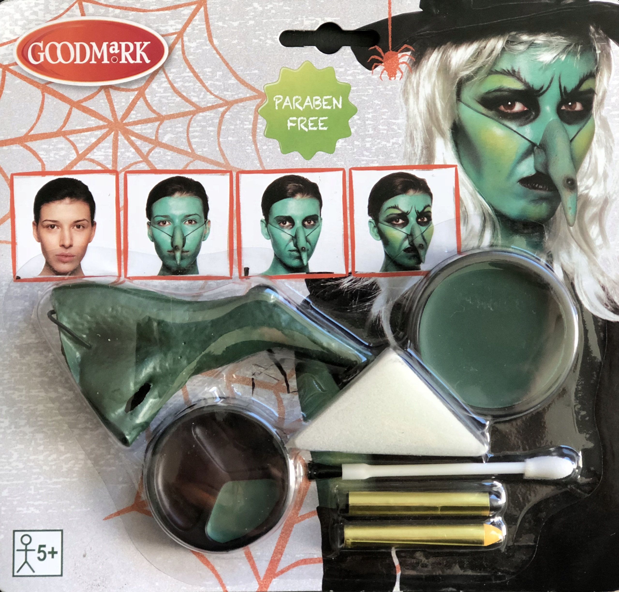

Zestaw Do Makijażu Czarownica Wiedźma Na Halloween