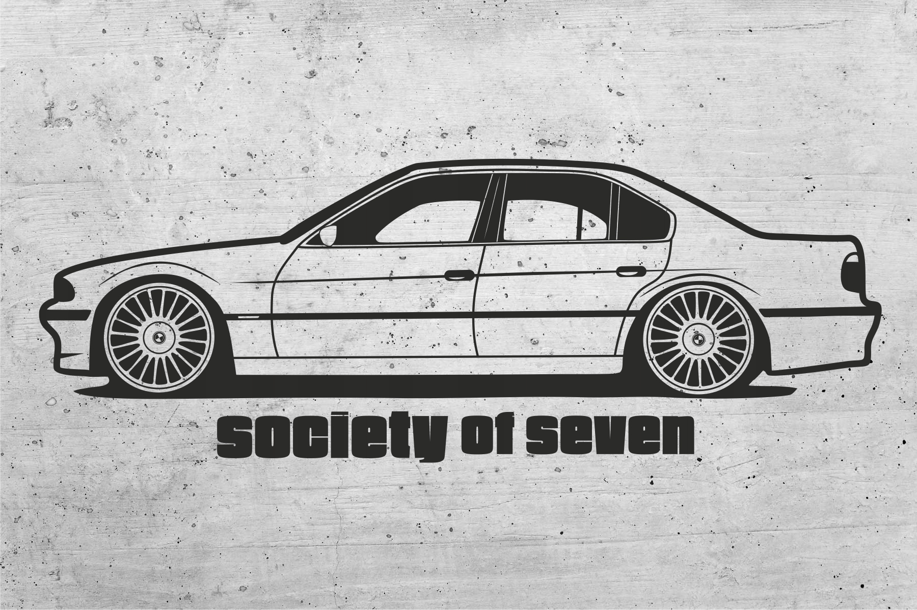 BMW e36 Sticker