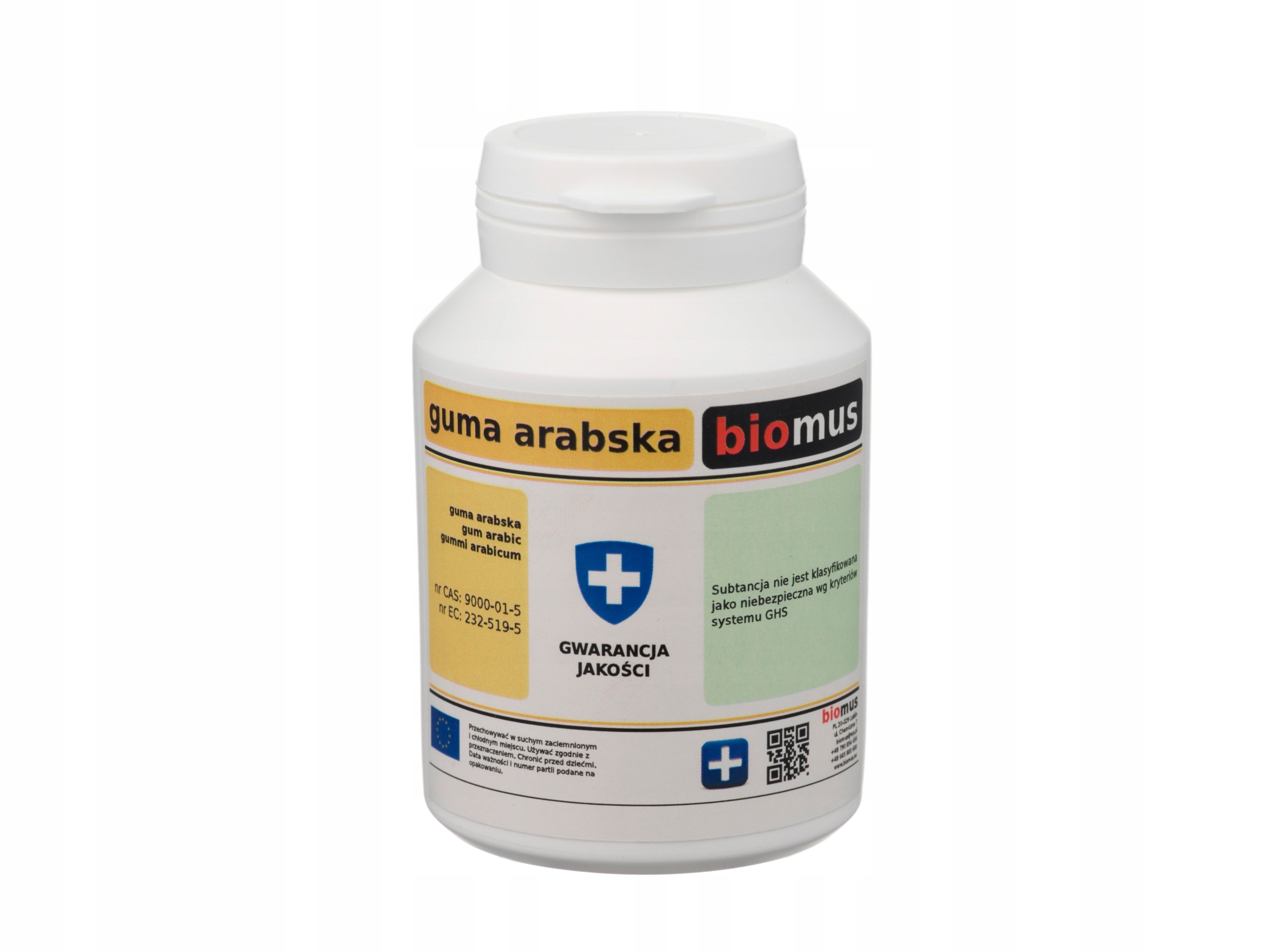 

Guma Arabska gatunek czysty Biomus 100g