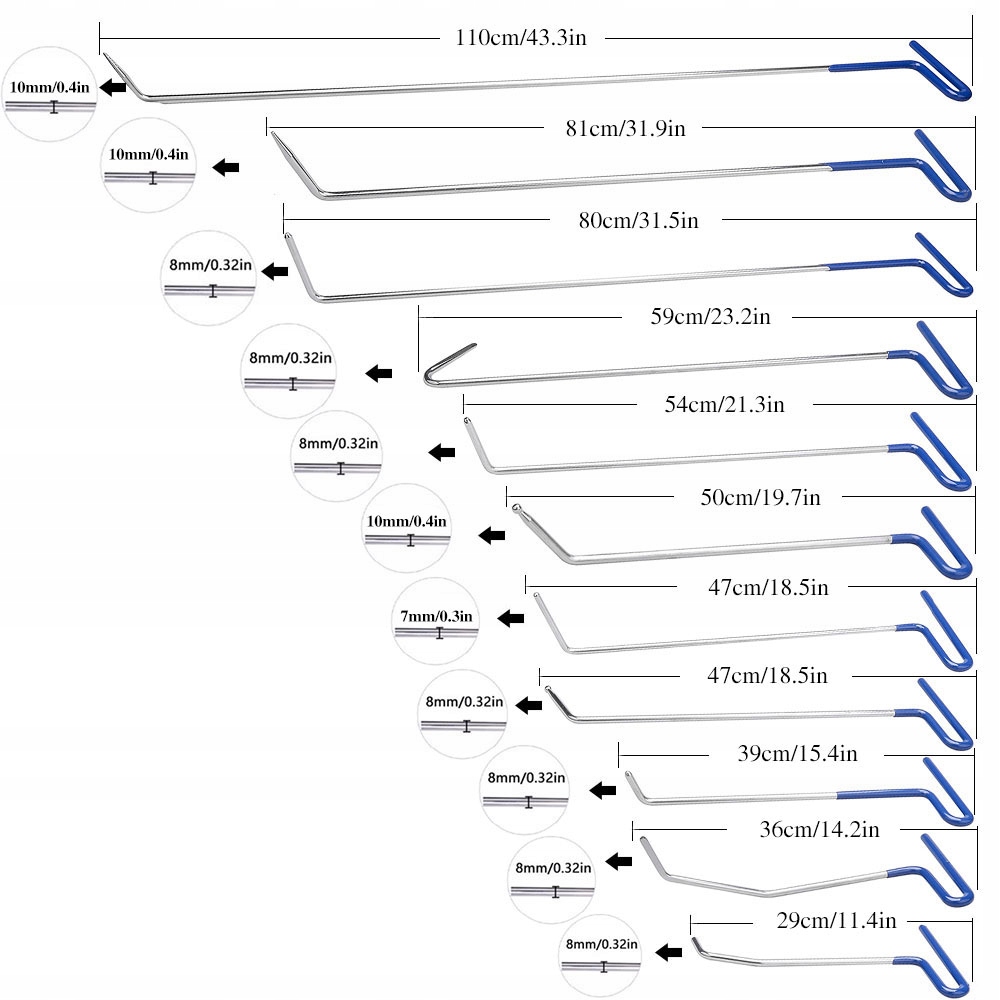 PDR dent removal kit