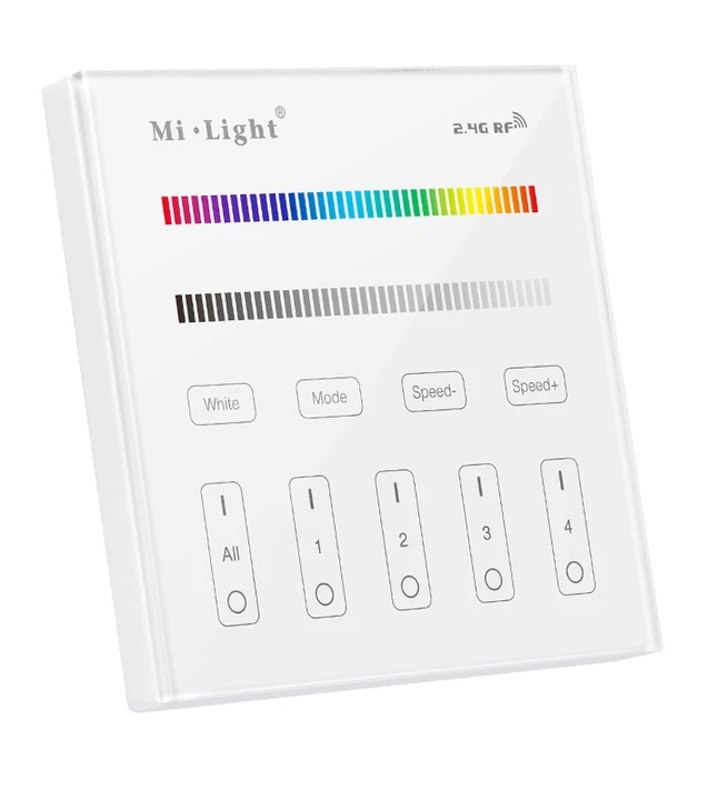 Milight Rgb ovladač a Rgbw Nástěnný panel T3