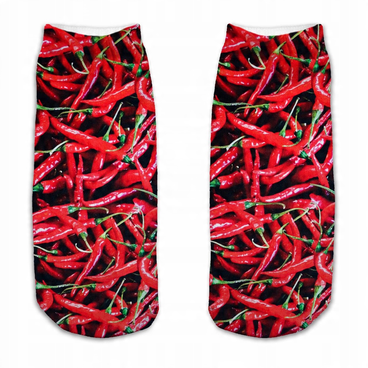 

Skarpetki Stopki Fullprint 3D Nadruk chilli