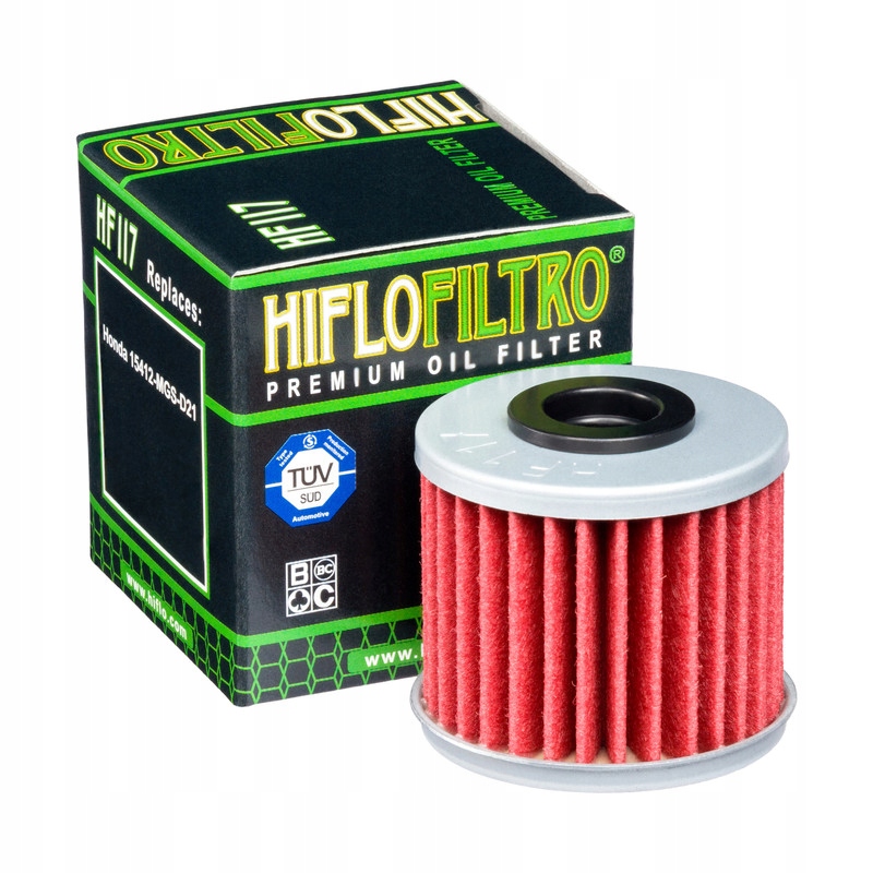 

Hiflo Filtr oleju HF117 Honda NC750 Crf GL1800 Sxs