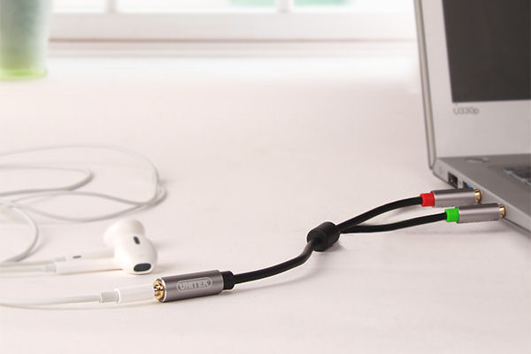 adapter rozdzielacz słuchawek mikrofonu mini jack Kod producenta Y-C957ABK