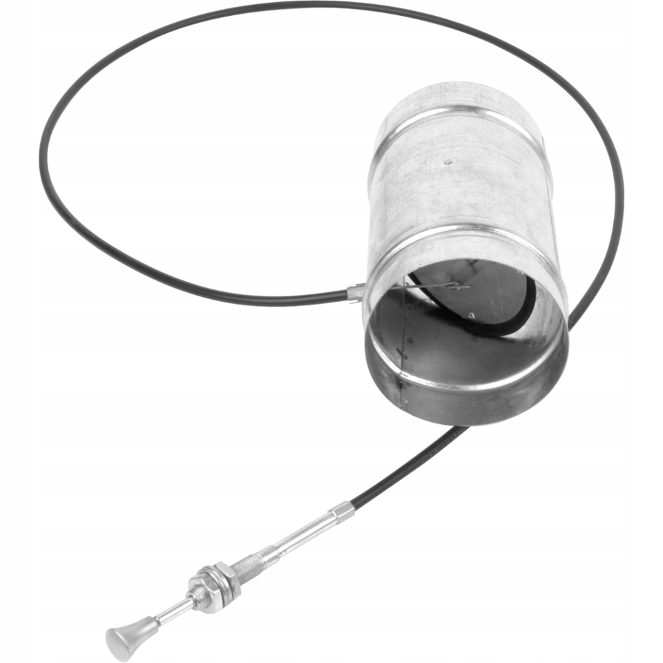 Przepustnica z cieglem fi 150