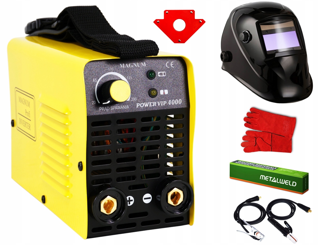 

Spawarka inwertorowa Magnum Vip 4000 Mma Zestaw