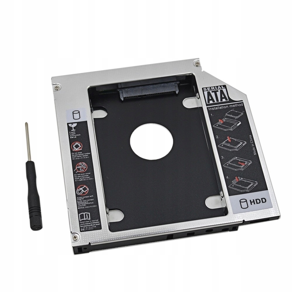 

Kieszeń Na Drugi Dysk Ramka 2,5 Hdd Ssd Sata 9,5m