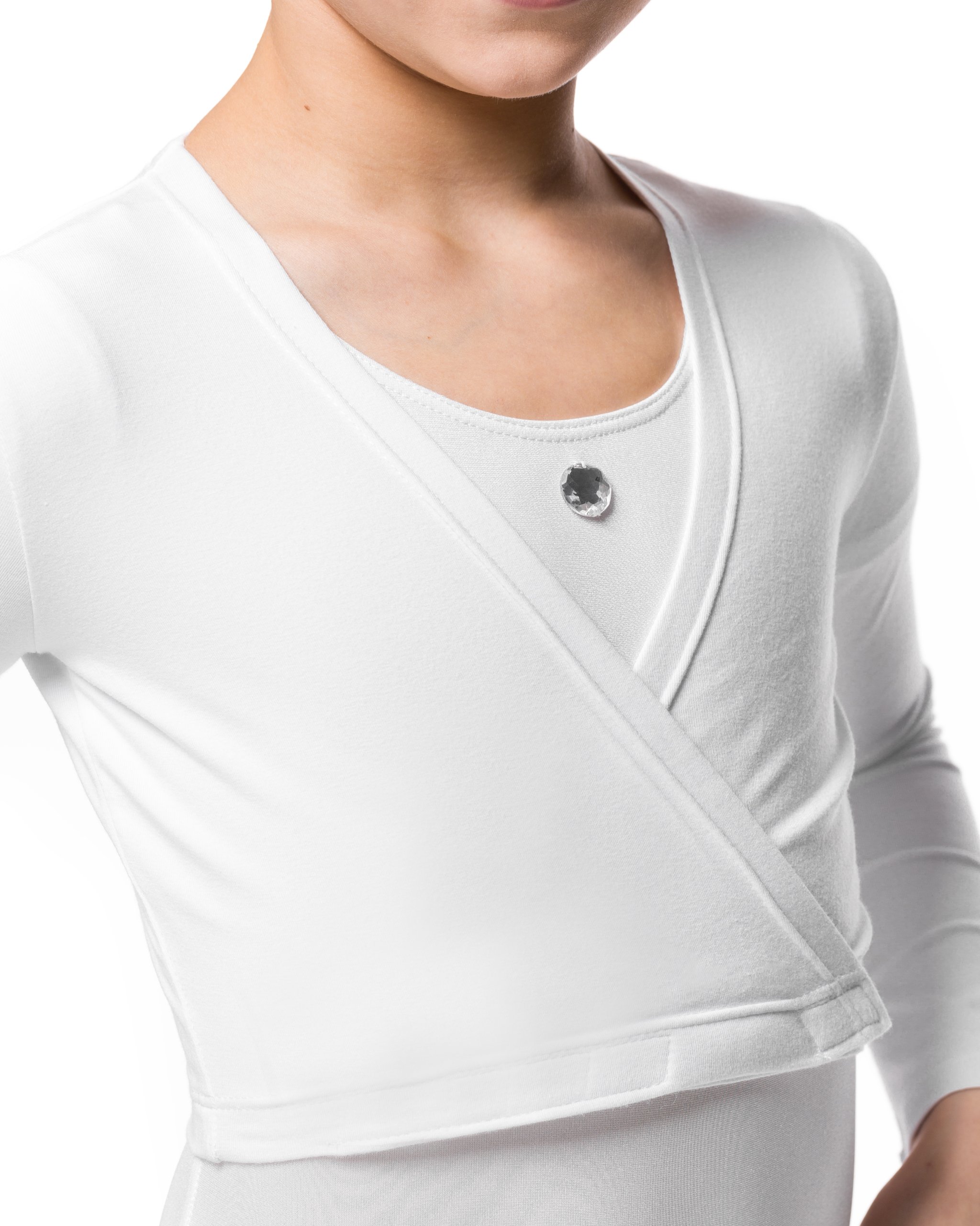 BOLERKO DO TAŃCA OCIEPLACZ NA BALET Y1 JB 122/128 Płeć dziewczynki