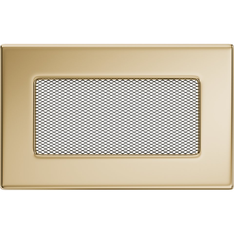 Krbová Mřížka 11x17 Pozlacená Větrací