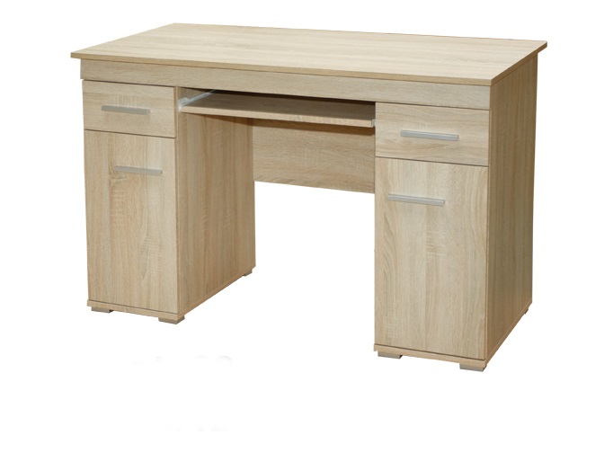 

M28 Biurko Dąb Sonoma Kasztan Wenge 120cm szuflady
