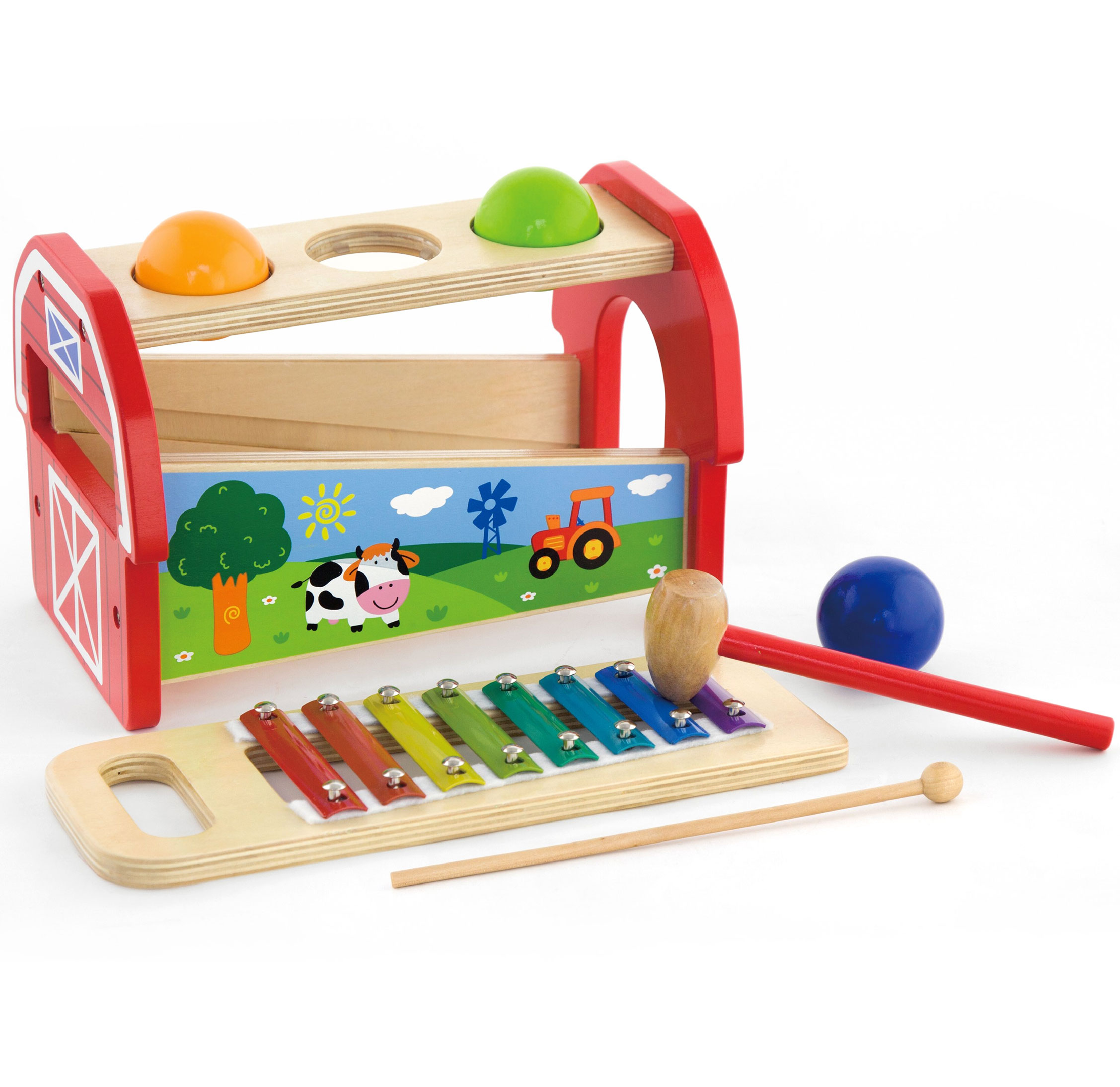 

Viga Toys Cymbałki Przebijanka 2w1 Dzwonki Młotek