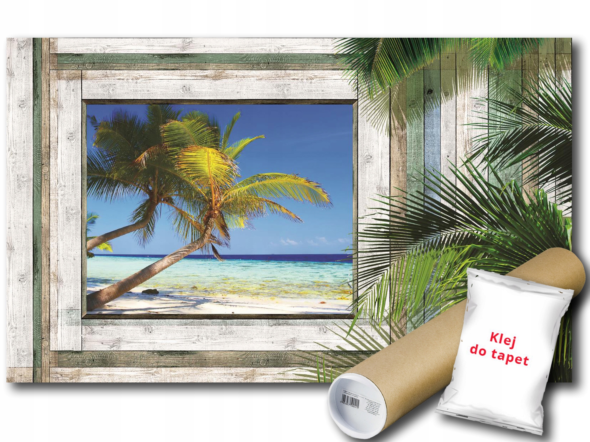 Fototapeta Okno Pohľad Palmy 3C V8 368x254 F1226