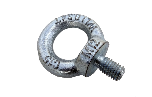 Uchwy oczkowy ocynkowany podłogowy z gwintem M12