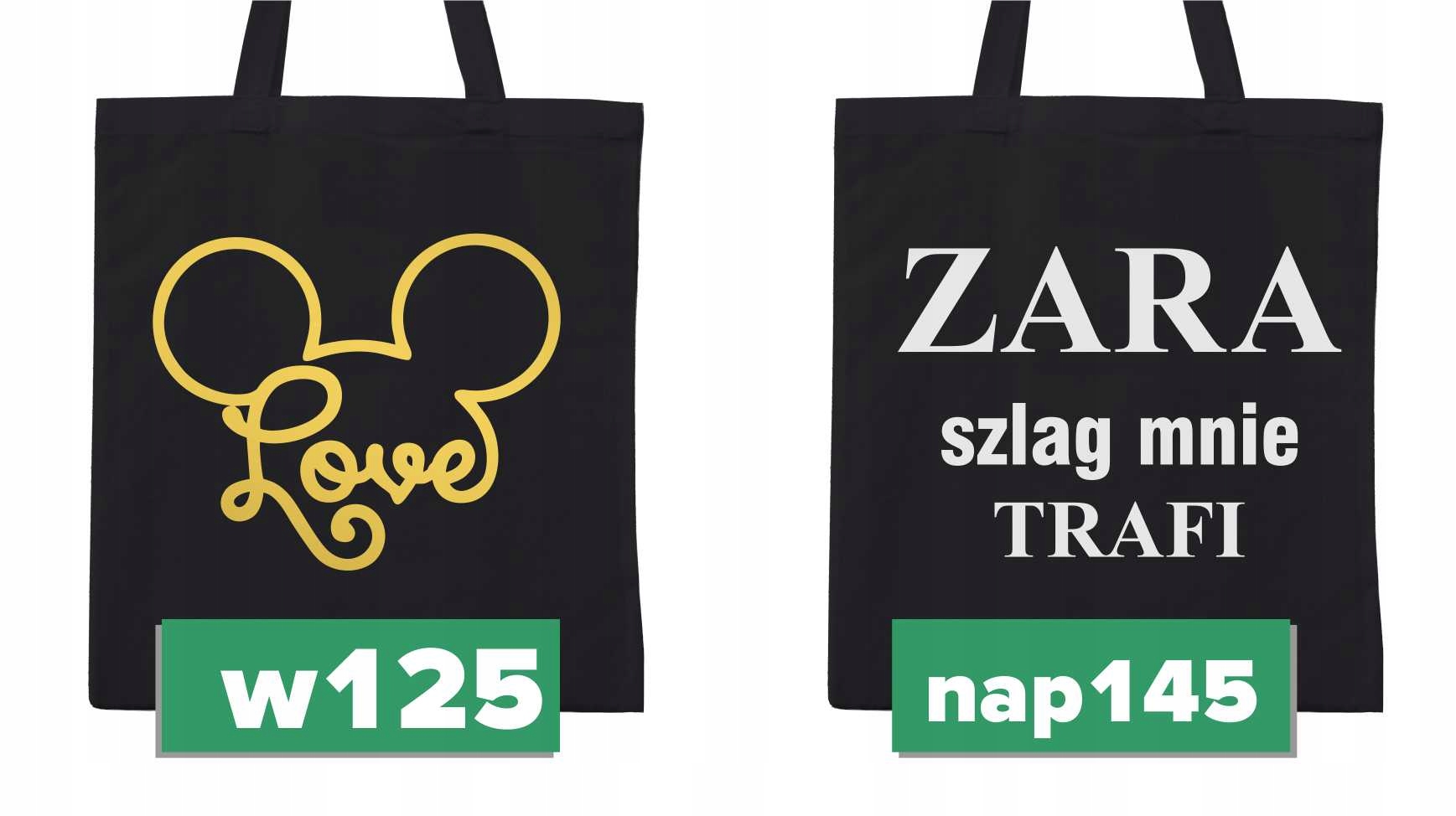 TORBA CZARNA Z ZAMKIEM DZIEŃ KOBIET PREZENT EKO Cechy dodatkowe brak