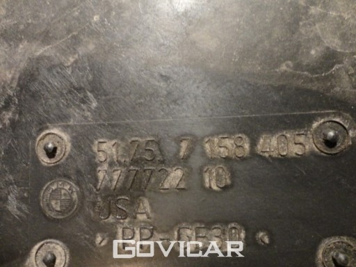 IDEALNA OSLONA PODWOZIA LEWA BMW E70 E71 X5 X6 1 Numer katalogowy części 7158405 E70